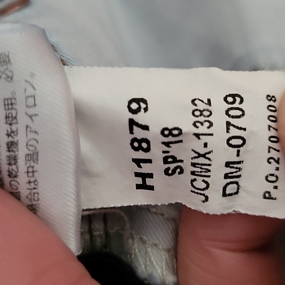 J. Crew 9" High Rise Toothpick Skinny Jean H1879 Style Size 32 - Picture 5 of 9